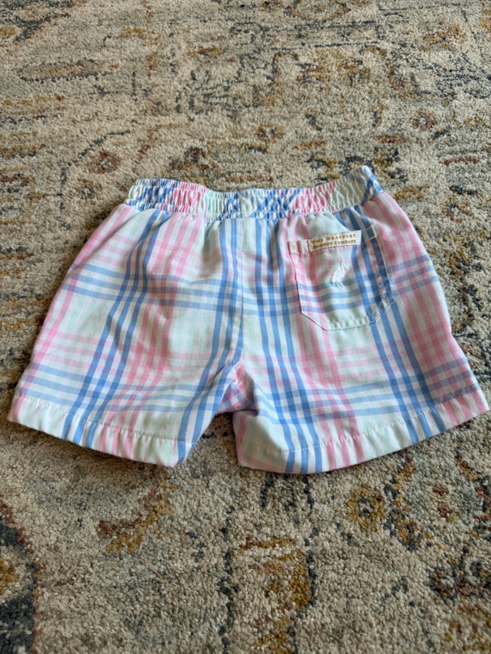 Beaufort Bonnet Boys Plaid Shorts - Pink, Blue, Mint
